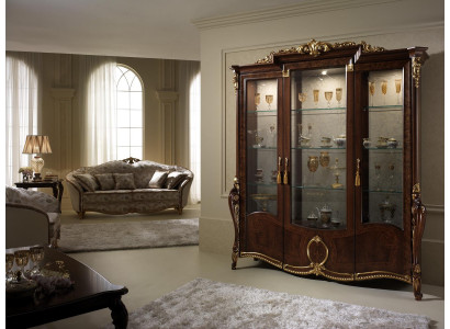 Luxus Vitrina obývací pokoj nábytek skříň skleněné vitríny designové skříně komoda