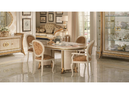 6 židlí + stůl Set kuchyň Designer Barokní Rococo klasický secese