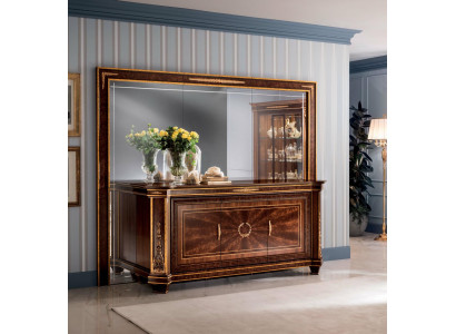 Buffet Kommode Kommoden Wohnzimmer Wandschrank + Spiegel  Bufet komoda komody obývací pokoj Nástěnná skříň + Zrcadlo