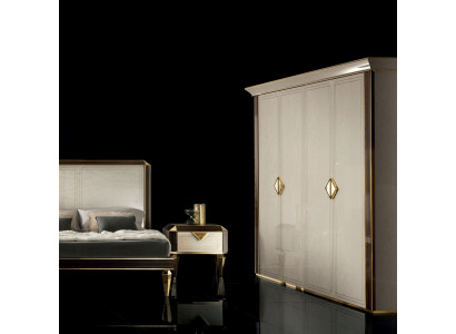 Šatní skříň ze dřeva Skříň Skříně Dřevo Šatní skříň Nábytek Design arredoclassic