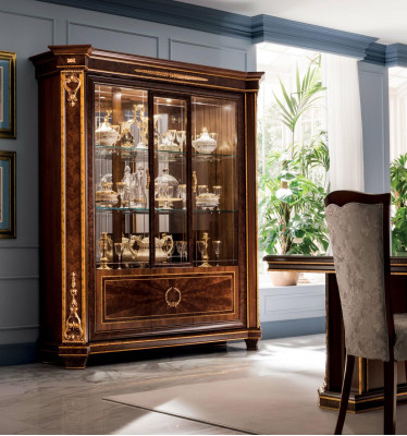 Regál Vitrína Skříň Komoda Sideboard Baroko Rokoko.