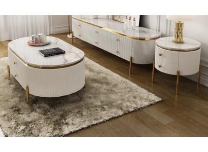 Obývací pokoj nábytek set designérské obývací pokojové komody konferenční stolek konferenční stolek 3 kusy.