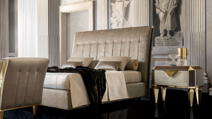 Designer Polsterbett Postel Postele Kožená lůžka Manželská postel Designer postel NOVÉ