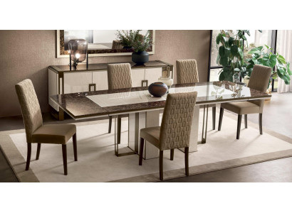 Jídelní stůl Stůl Jídelna Obývací pokoj Sestava Dřevo Design Stoly 200x102/280cm