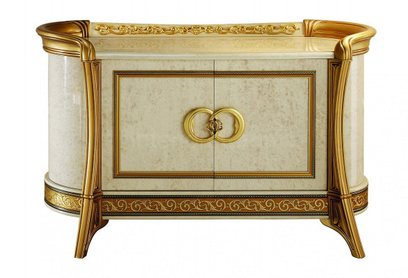 Komoda Design Dřevo Komody Skříň Luxusní Komoda Nízká Komoda Bufet Beige