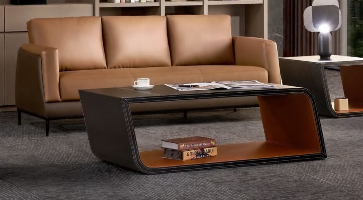 Křeslo kožené televizní pohovka 1spací sedací souprava Relaxace Luxus Potahování pohovky