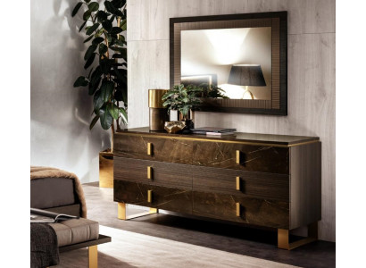 Bufet Dresser Chest of drawers Mirror Genuine handicraft Wood Baroque Rococo Commodes new