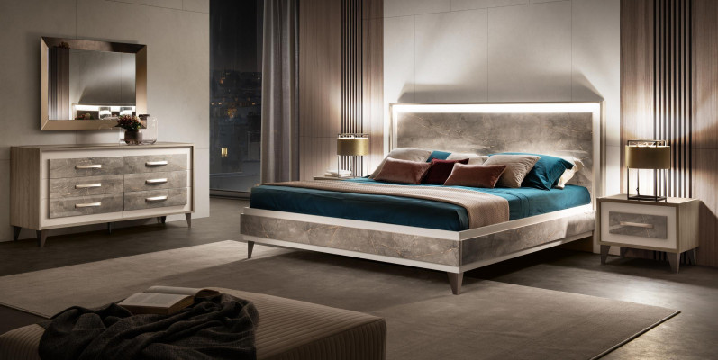 Komody Skříň Zrcadlo Design Nábytek Nábytek Šatník 2dílný Set arredoclassic