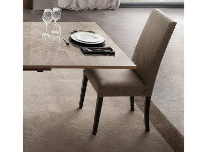 Jídelní židle 1-sedačka Křeslo Dřevo Luxus Třída Nábytek Design Nový arredoclassic