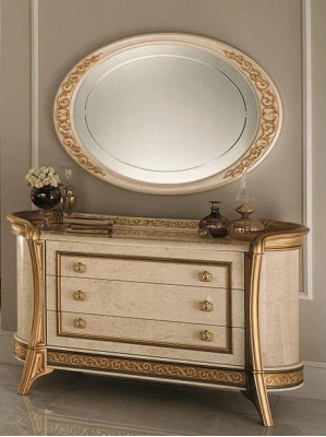 Design zrcadlo stěnní zrcadlo dřevěný rám zrcadlo luxus italský nábytek