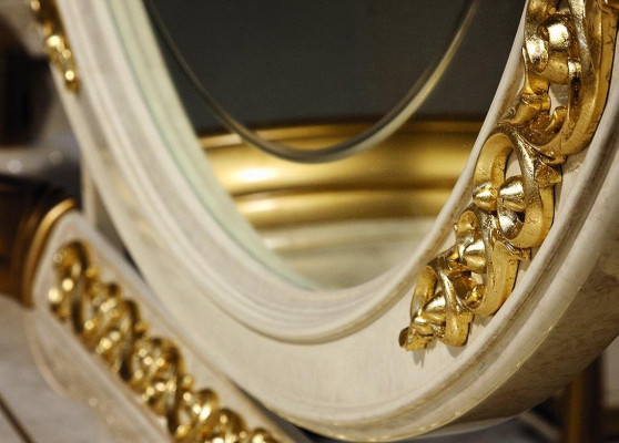 Design zrcadlo stěnní zrcadlo dřevěný rám zrcadlo luxus italský nábytek