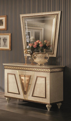 Klasické zrcadlo Luxus konzoly ložnice Styl Moderní skleněné zrcátko stěna