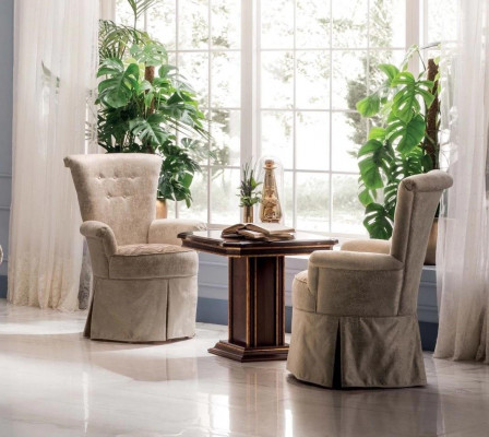 Křeslo Design Pohovka Sofa Relaxační Relaxační Luxus Klubová čalouněná Sedadlo arredoclassic