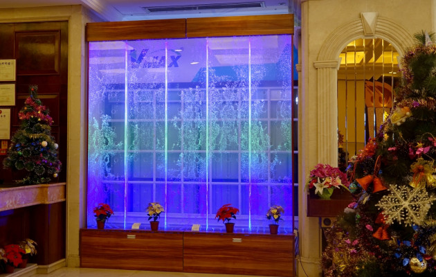 Nástěnný panel Vodní bubliny LED vodní stěna Design vodní stěna