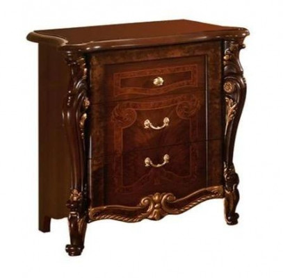 Design noční stolek Konzola Přistavovací stoly Ložnice konzoly Dřevo Luxus Nový