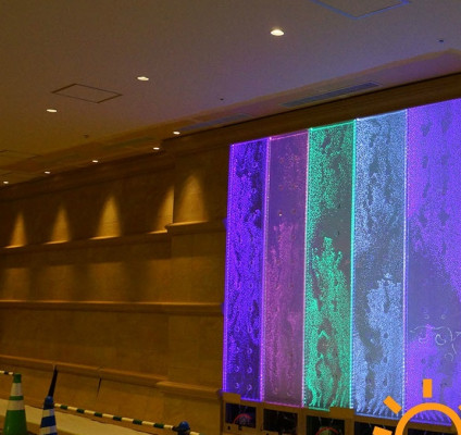 Panel LED vodní stěna Voda Stěny Moderní Vodní Tupé Dekorační Stěna