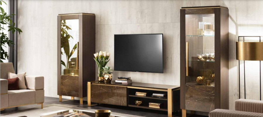 Vitrínové komody Vitríny Skleněný designérský šatník