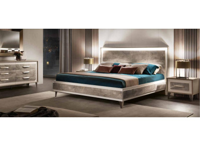 Postel čalouněný design Luxus Doppel Hotel Betten Ehe Schlaf Zimmer arredoclassic
