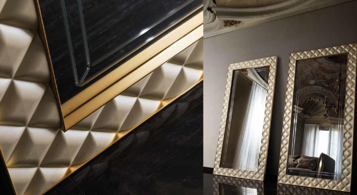 Standové zrcadlo Velké zrcadlo XXL královské rokoko baroko secese designer