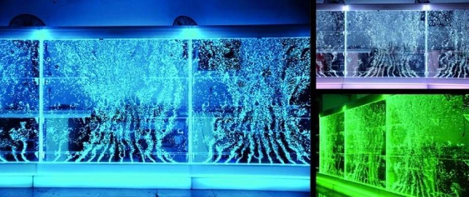 Led Voda Stěna Bar Regál Sloup Vodní sloupy Pult Regály Oddělovací stěna