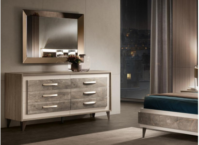 Komoda 6 šuplíků Sideboard Skříň Skříň Komody arredoclassic