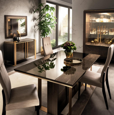Designer jídelní stůl Design stůl dřevo jídelní pokoj obývací pokoj klasický 160x90 cm Nový