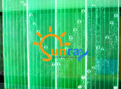 Wandový panel oddělující stěna vodní stěna LED vodní stěna Design Osvětlený