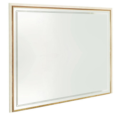 Zrcadlo Dřevěné zrcadlo Designer chodba Obývací pokoj Design 270x215 arredoclassic