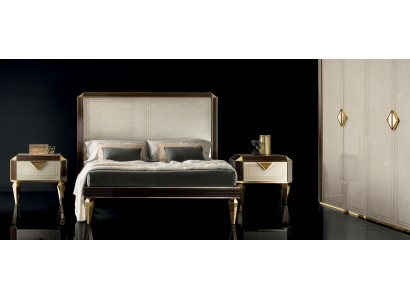 Postel Postele Hotel Luxus Design Double Manželská ložnice Béžový arredoclassic