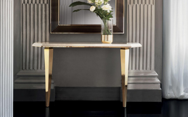 Dřevěný konzolový stůl Konzolový stůl Konzolové stoly Stůl na líčení arredoclassic