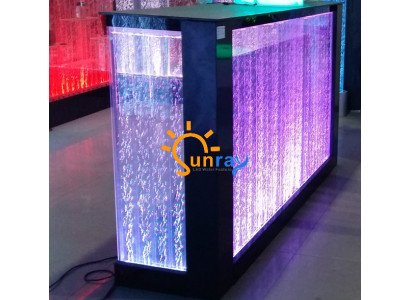Bar Stůl Voda Stěna Bar Pult Osvětlený Barový Stůl Barový pult LED Regál