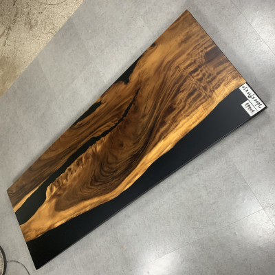 Epoxidová pryskyřice stůl z pravého dřeva masivní nábytek vodopád epoxidový stůl 260x91cm