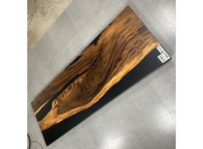 Epoxidová pryskyřice stůl z pravého dřeva masivní nábytek vodopád epoxidový stůl 260x91cm