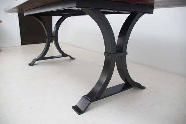 Epoxidová pryskyřice Jídelní stůl Skutečné dřevo Masivní nábytek Vodopád Epoxy stůl 240x100cm