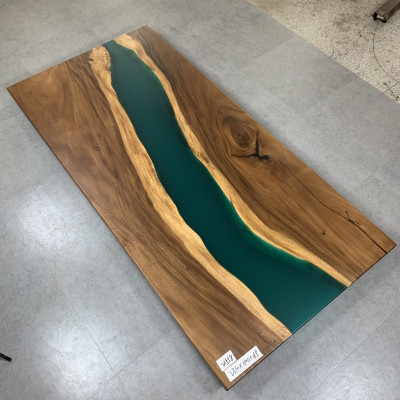 Konferenční stůl Jídelní stůl River Table Masivní 231x110 Epoxidová pryskyřice Stoly