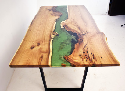 Stůl stůl moře voda řeka skutečné dřevo říční stůl 200x90 stoly