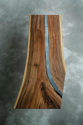 Říční stůl Epoxy Harz Coffee Table Massive Tabulky 240x100 říční stůl
