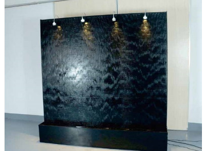Vodní bublinový panel se stěnovým LED osvětlením s vodními stěnami.DEFINE