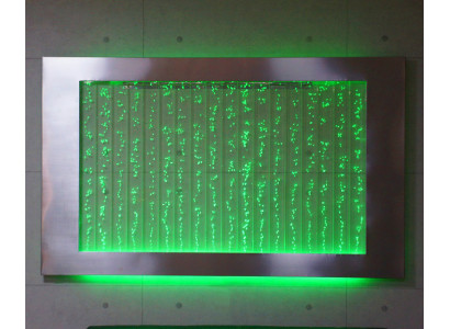 Stěnový panel s bublinkami vody LED vodní stěna Designérský vodní obraz