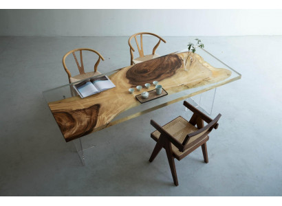 Epoxy resin Dining Table River Table Solid Tables 200x90 River Table New