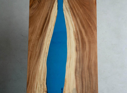 Stůl River Table z pravého dřeva Dekorative masivní epoxidová pryskyřice Tabulky