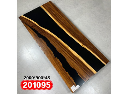 Stůl Jídelní stůl Stoly Epoxidová pryskyřice Epoxy Skutečné dřevo Masivní design
