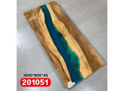 Moderní stoly jídelní stůl Design stůl pryskyřice moře řeka nábytek 180x80