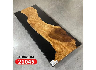 Stůl Epoxidová pryskyřice Jídelní stůl Skutečné dřevo Masivní nábytek Vodopád Epoxy