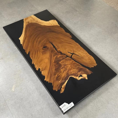 Epoxidová živice jídelní stůl River Table hmotnost stolů 160x81 řeka stůl Nový