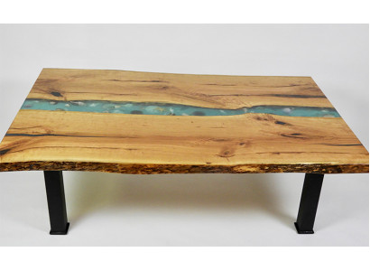Stojanový stůl Konferenční stůl Epoxy nábytek Designový stůl Epoxidová pryskyřice Stoly 120x70cm