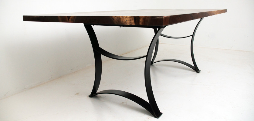 Míra na zakázku stůl epoxidová pryskyřice Pravé dřevo Cenový Epoxy Resin Flow Table 1m2