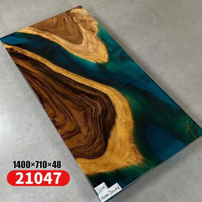 Stół Stůl Stoly Živice Epoxy Masivní Design Nábytek 140x71 Skutečný