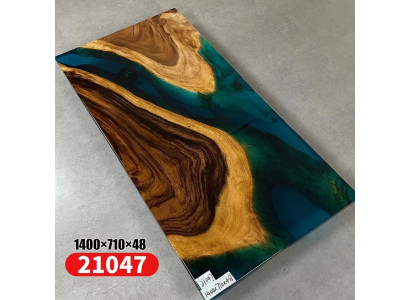 Stół Stůl Stoly Živice Epoxy Masivní Design Nábytek 140x71 Skutečný