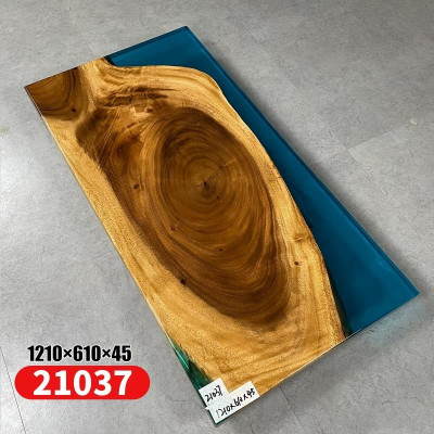 Couchtisch River Table Epoxidharz Massiv Tische 121x61 Flusstisch Echtes Stůl River Table z epoxidové pryskyřice Hmotný stůl 121x61 Říční stůl Skutečný